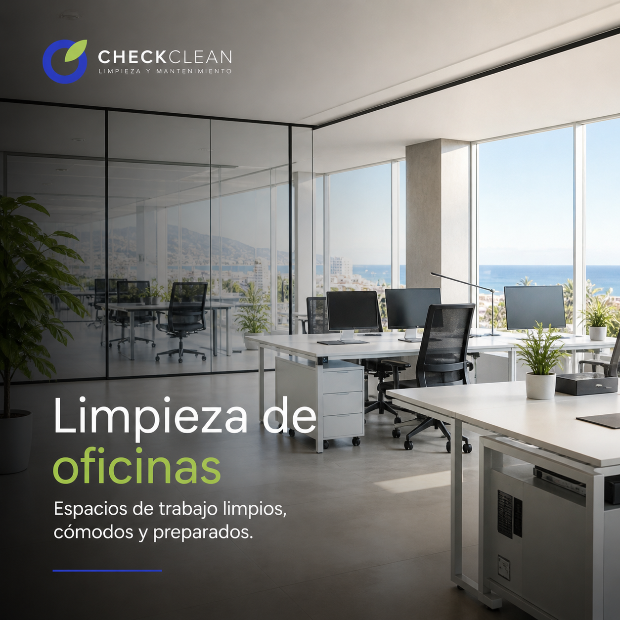Limpieza de oficinas: espacios de trabajo limpios, cómodos y preparados