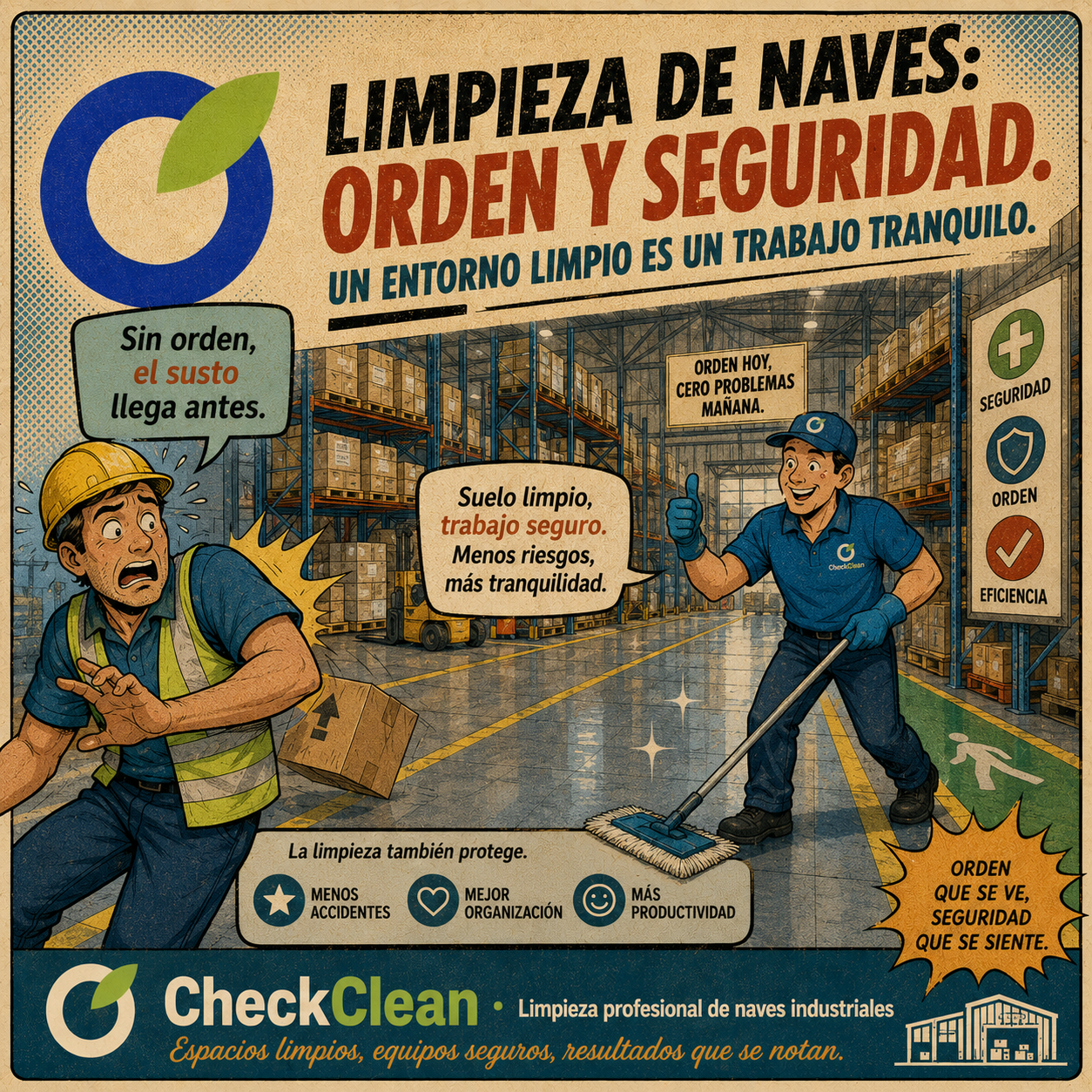 Limpieza de naves industriales