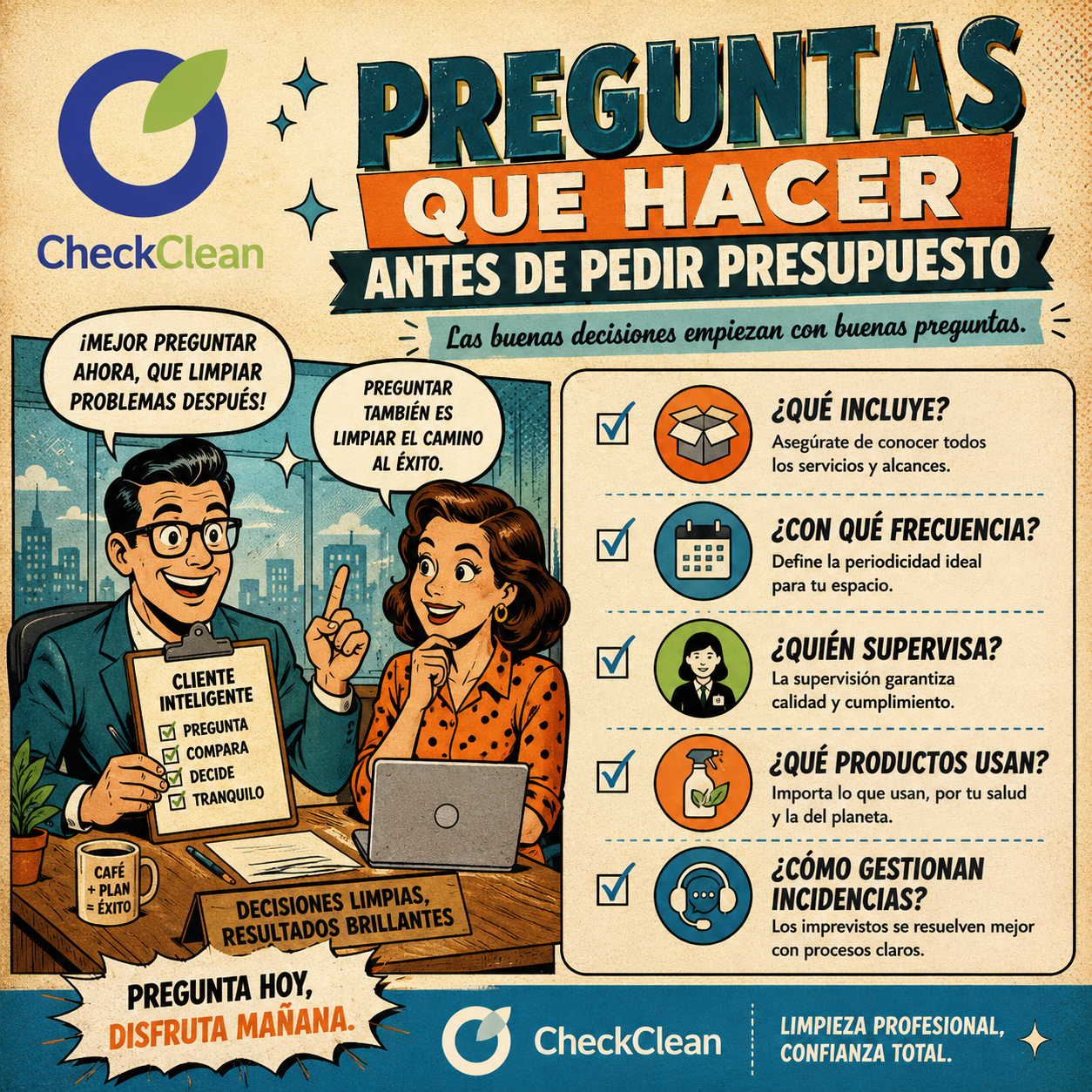 Preguntas antes de pedir presupuesto