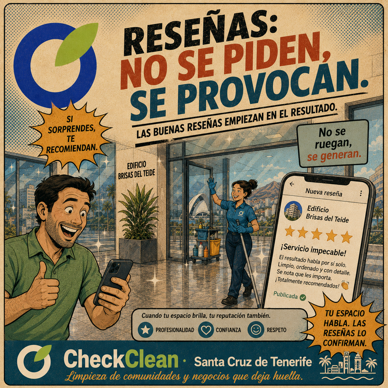 Reseñas no se piden, se provocan